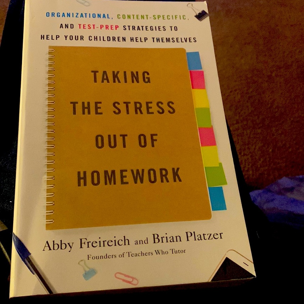 Taking The Stress Out Of Homework (New Unused Book)